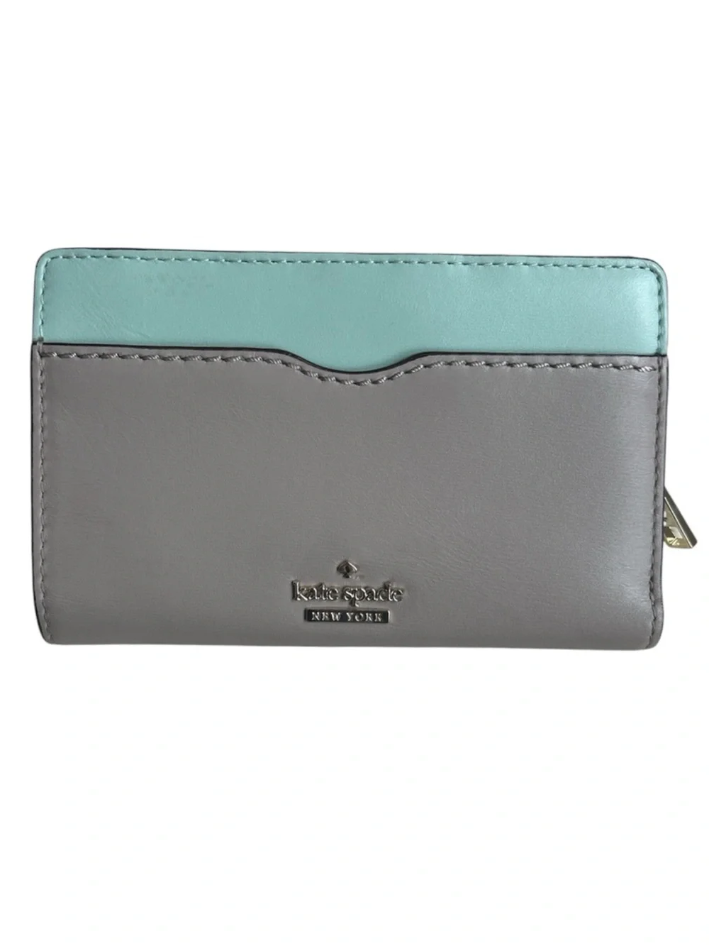 Kate Spade Slim Colorblock Bifold Italian Leather Wallet in EUC